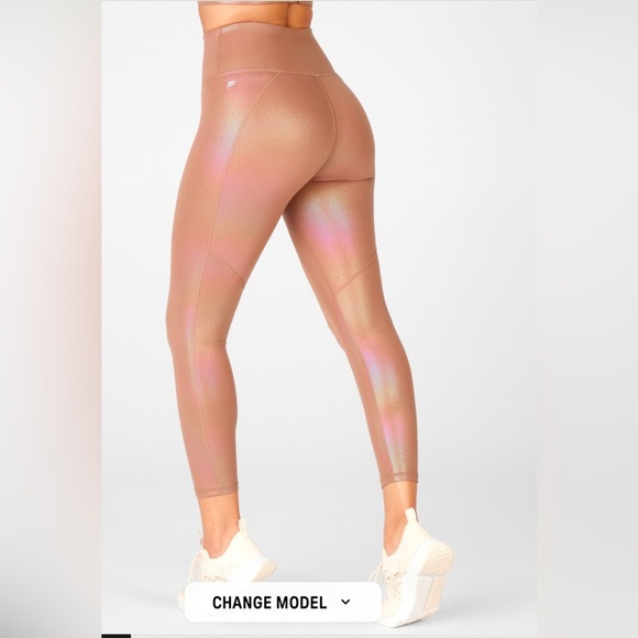Fabletics PureLuxe High-Waisted Iridescent 7/8 Legging - Picture 1 of 7